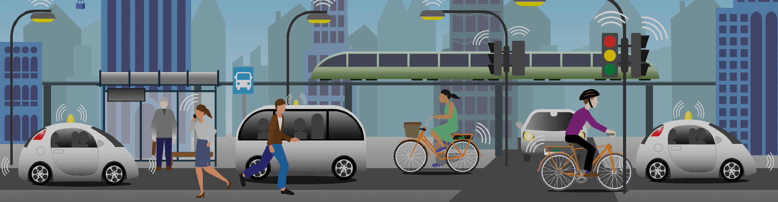 Mobilités routières automatisées, infrastructures de services connectées et bas carbone